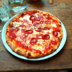 Pepperoni Pizza Pie Portrait