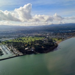 Above the Bay of San Francisco