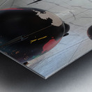 Hanging Worlds - LaGuardia Installation Metal print