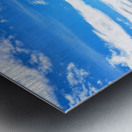 Boat Dock By the Sea Wall Metal print