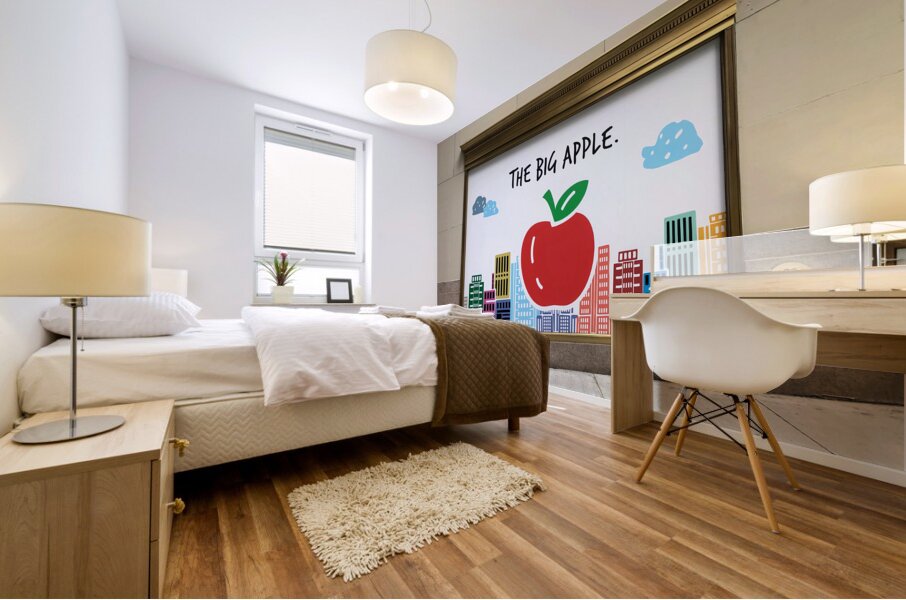 Street Scene: The Big Apple Mural print