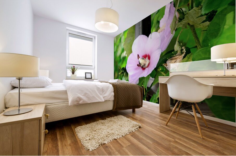 Bee Drowning in Pollen  Mural print