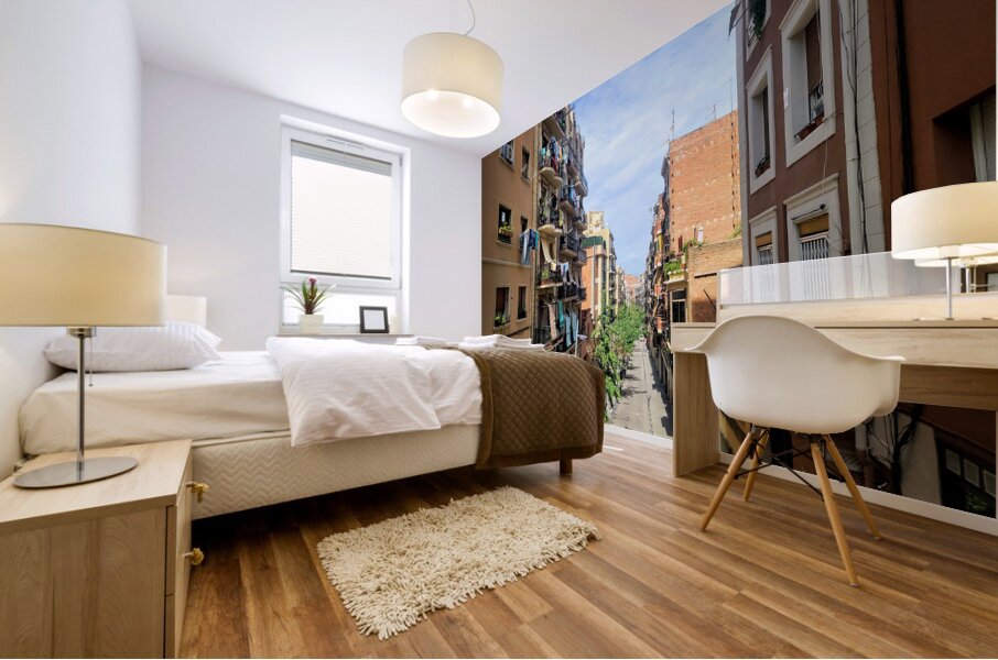 Midday Stories of a Forgotten Street Mural print