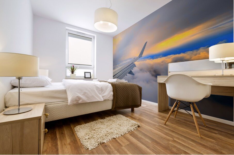 Chasing Dawn’s Horizon Mural print