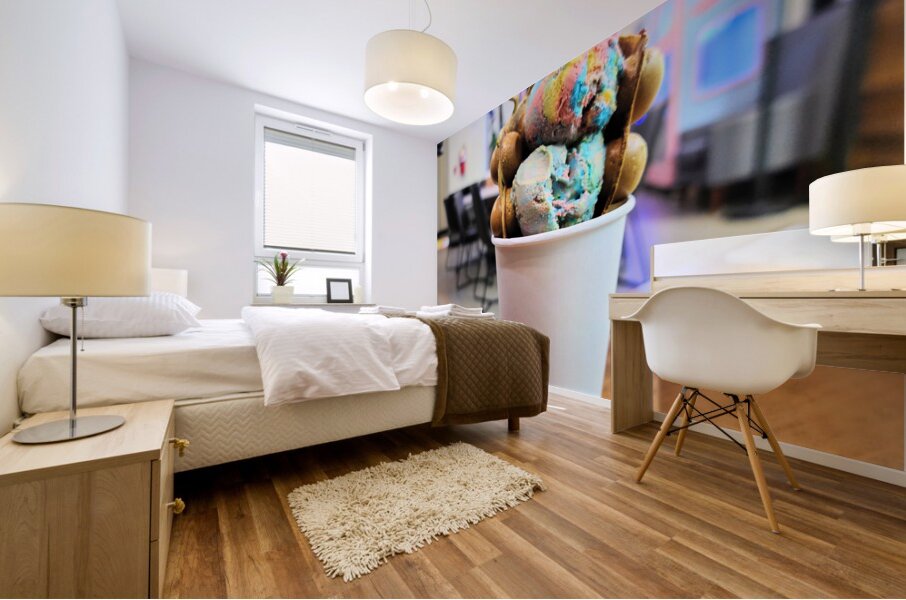 Sunday Sundae Dessert Mural print