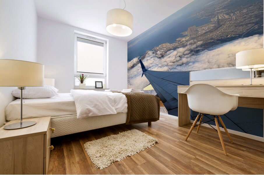 Above the Fog Line: San Francisco in Glide Mural print