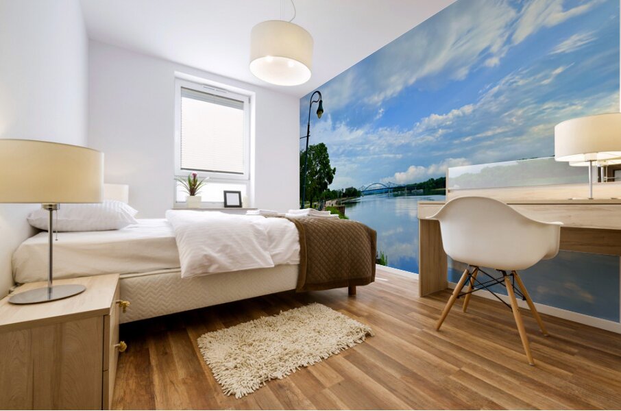 Where the Silence Walks With You Mural print