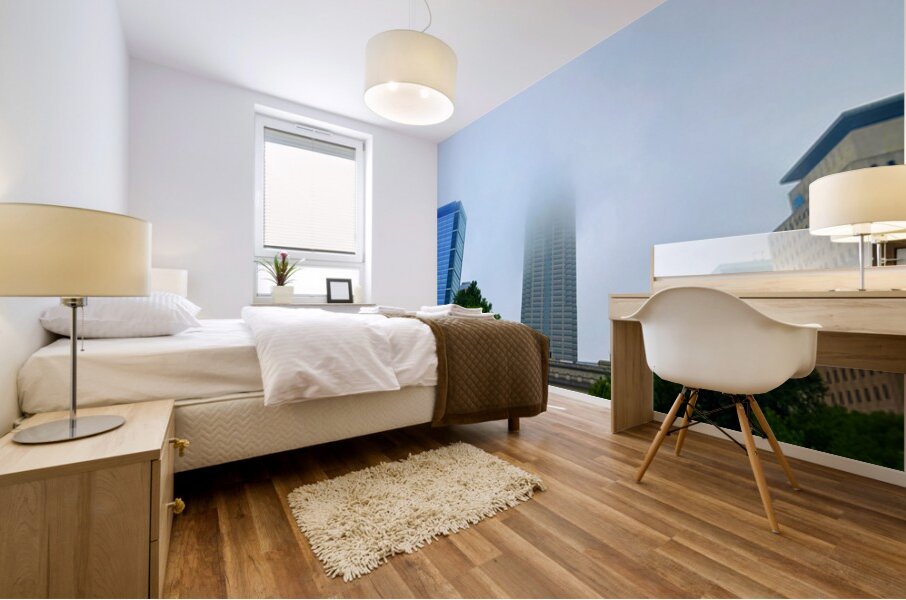 Skyline Veil Mural print