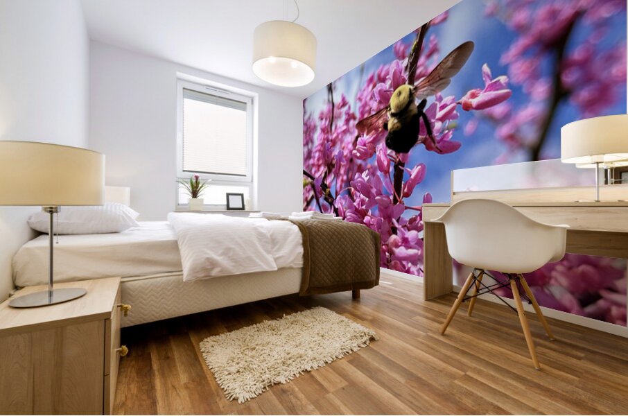 The Bloom Rider Mural print