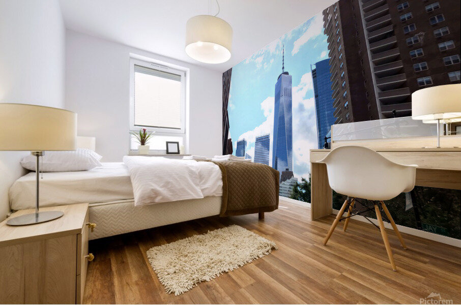 Freedom Tower NYC Mural print