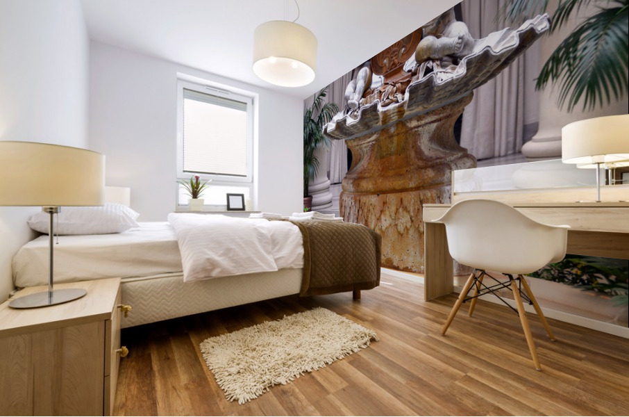 Angel Sculpture B Mural print