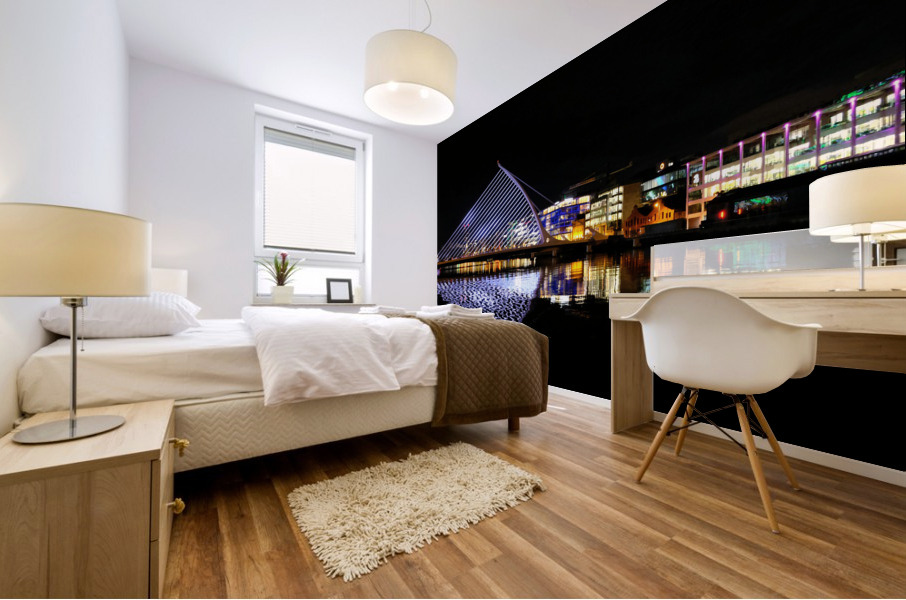 Dublin Dreams along River Quay 4 Mural print