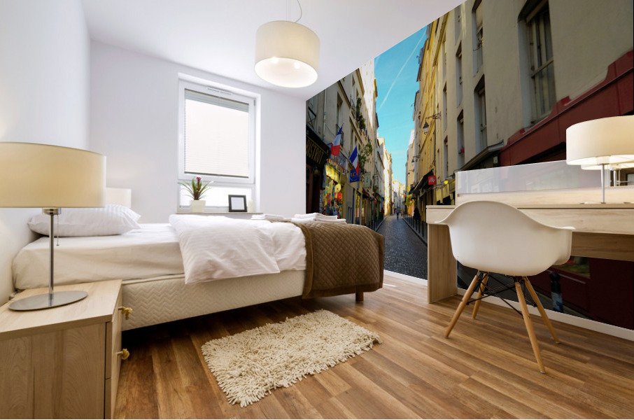 Streets of Paris -- Rue Mouffetard 2 Mural print