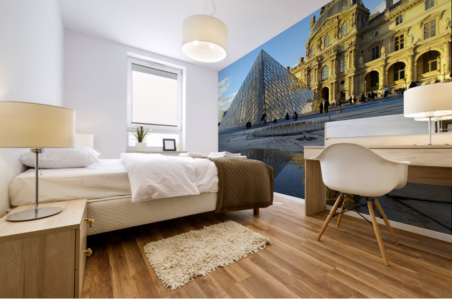 I Louvre Reflections Mural print