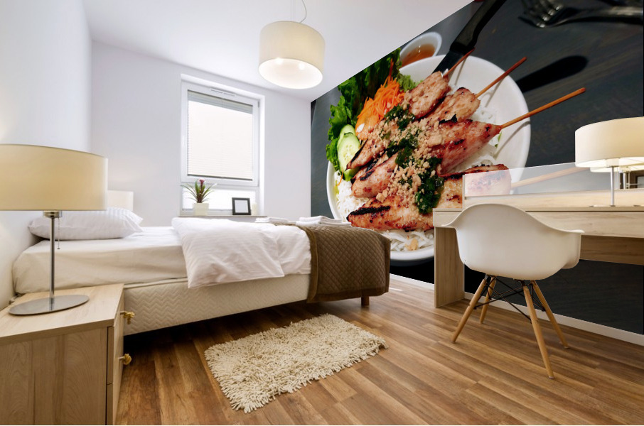 Chicken Bun Bun  Mural print