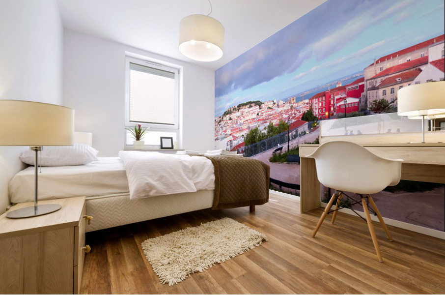 Lisbon Landscape Mural print