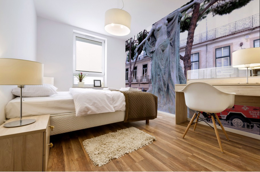 Walking through Lisbon 4 Mural print