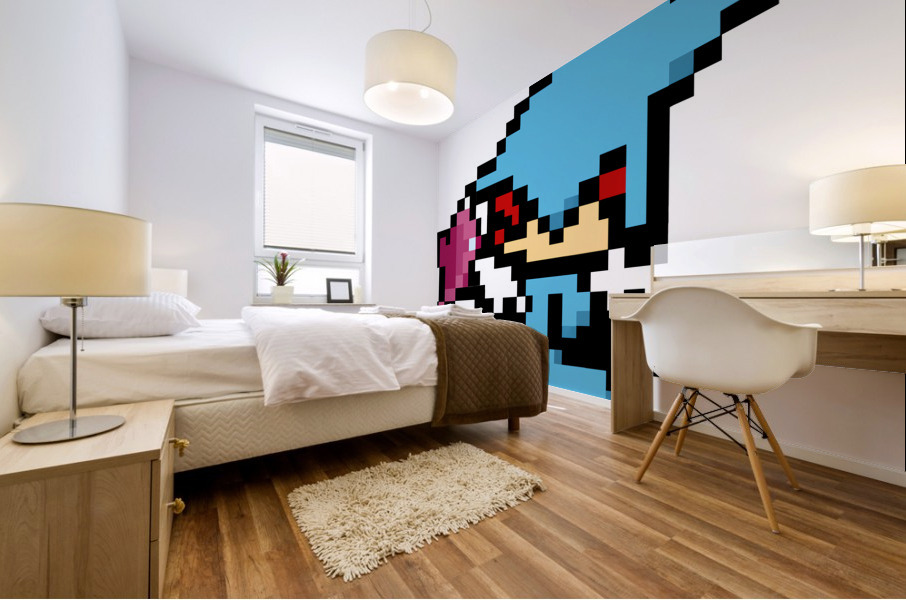 Baby Shark Ninja Miko 3 Mural print