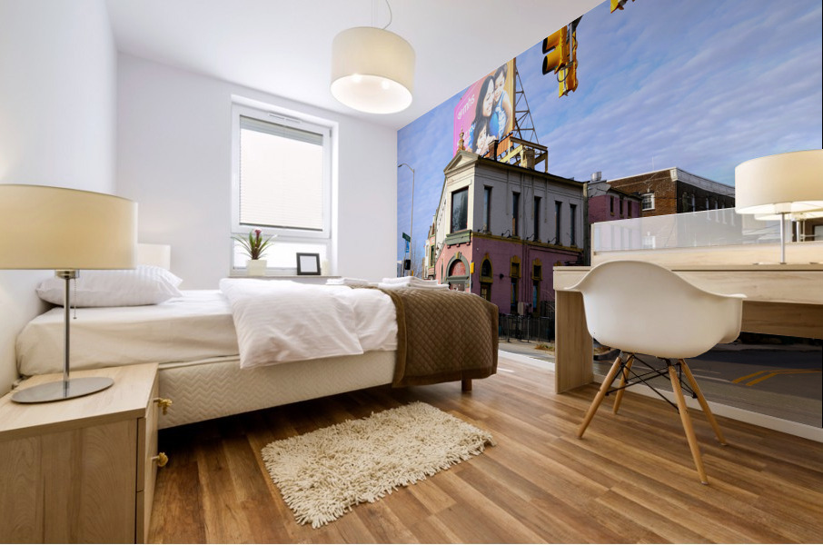 The Flatiron of Indianapolis Mural print