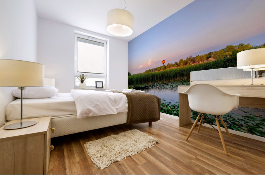 Drift Into the Blue Mural print