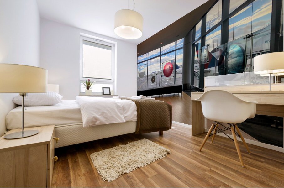 SFO Airport Departure Gallery Mural print