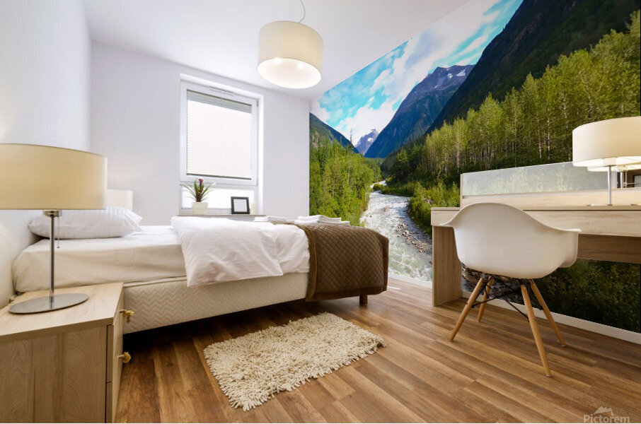 Majestic Mountains of Alaska 3 Mural print