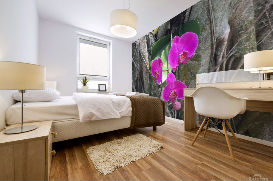 Natural Orchid 1B Mural print