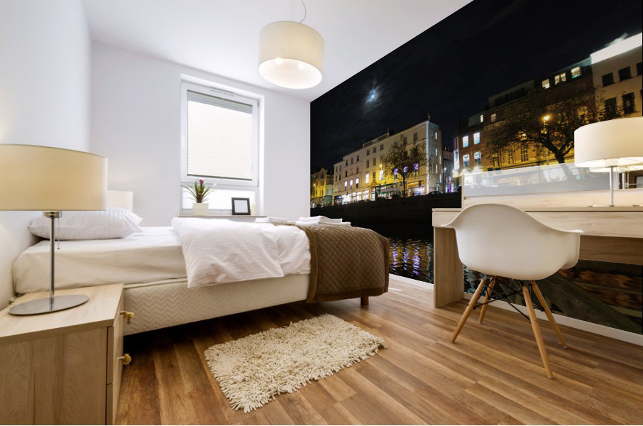 Wishing Upon A Moon Mural print