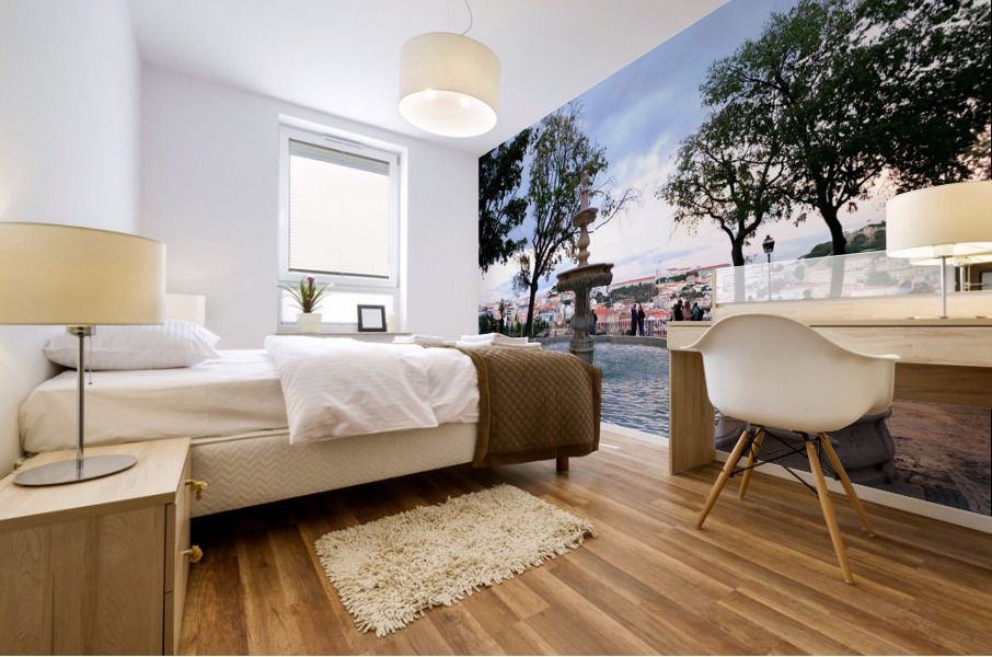 Lisbon Water Fountain  Mural print