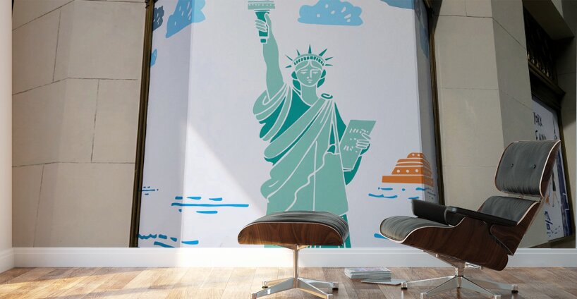 Modern Liberty Wall Murals