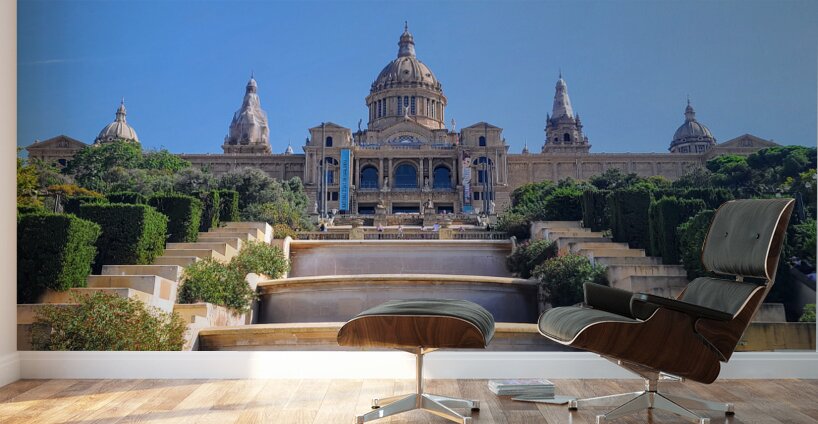 Golden Ascent: A Journey Through European Time Wall Murals