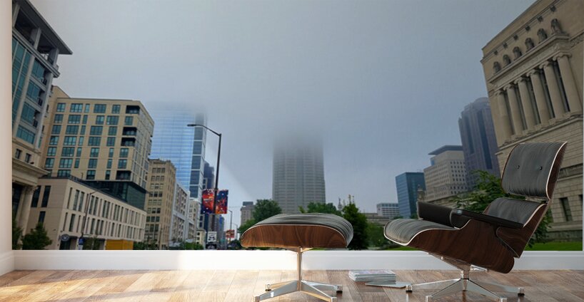 Fog Line Horizon Wall Murals