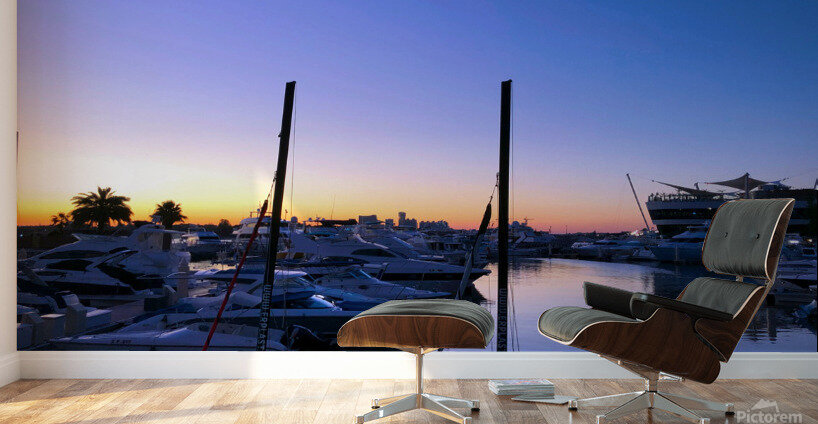 Docks of the Desert Dubai Style 2 Wall Murals