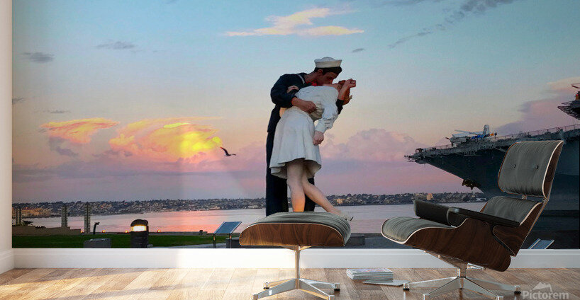 The Warm Frozen Kiss  2 Wall Murals