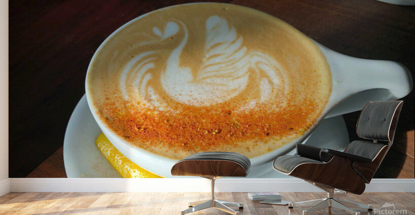 Shadow Swan Take Flight Wall Murals