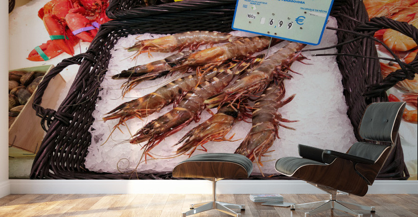 Farmers Market -- Seafood Wall Murals