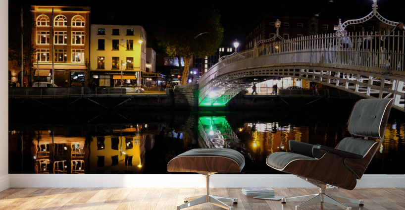 Dublin Dreams along River Quay 1B Wall Murals