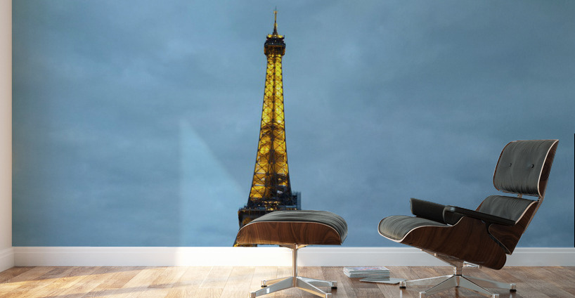 Eiffel Tower at Night 1 Wall Murals