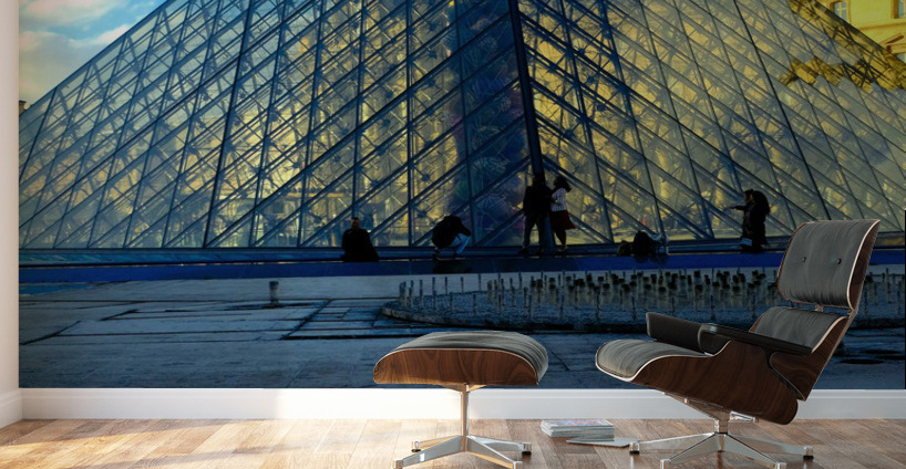 I Louvre Reflections 2B Wall Murals