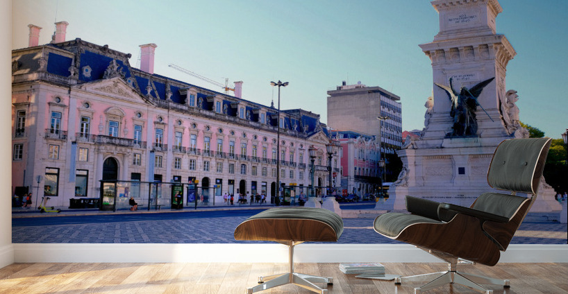 Walking through Lisbon 2 Wall Murals