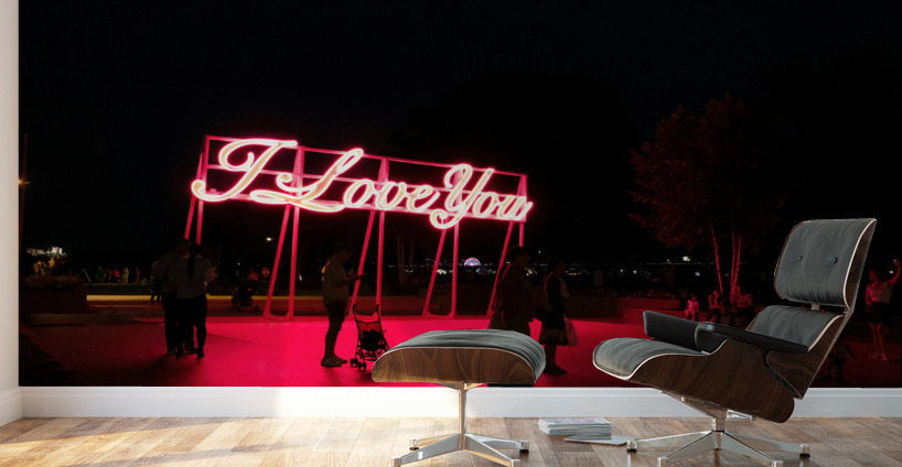 I LOVE YOU Sign 2 Wall Murals