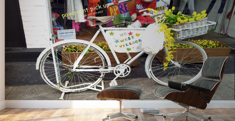 The West Village Bike Wall Murals