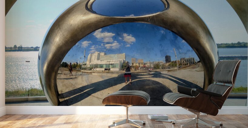 City Sphere Wall Murals