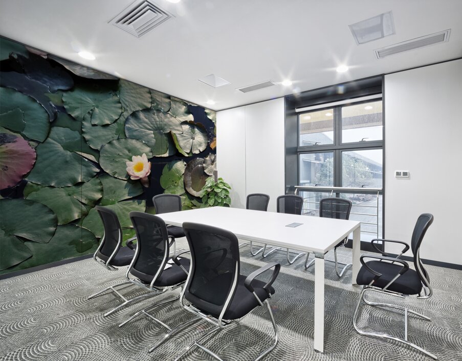 Sunlit Lily Wall Printing