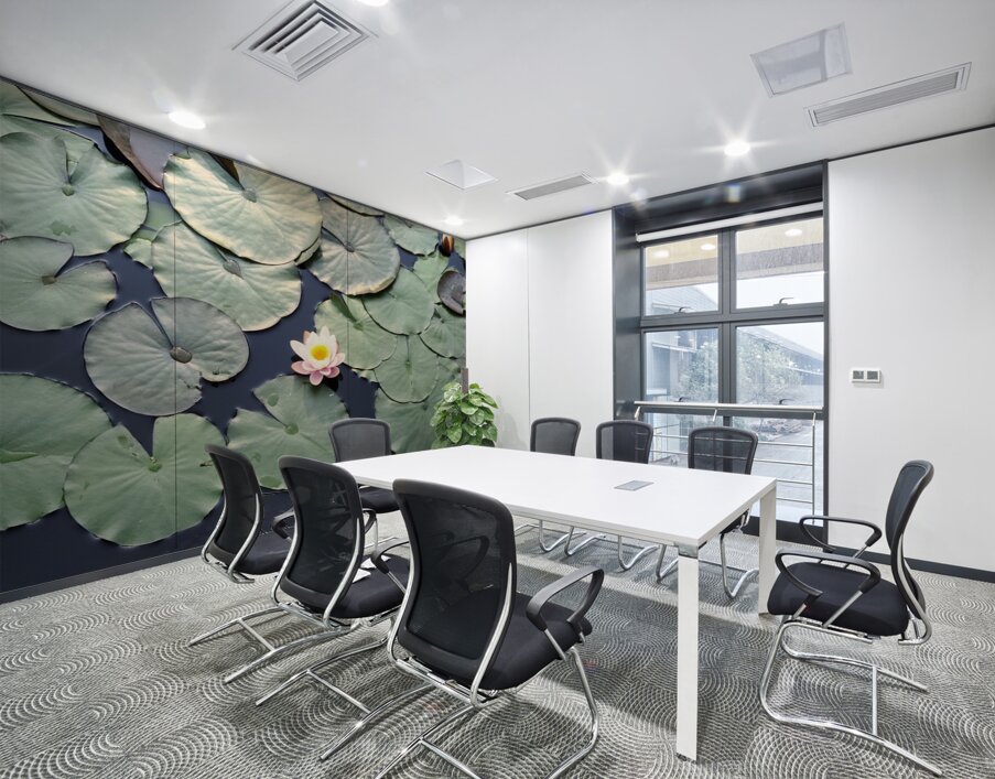 Blooms of Joy: Centered Among Giants Wall Printing