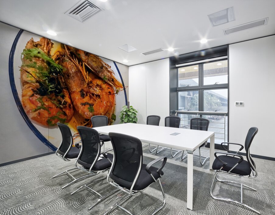 Cilantro & Smoke: A Portrait of Bold Simplicity Wall Printing