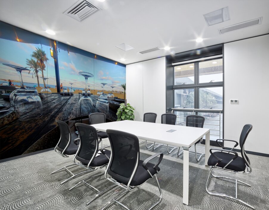 Reserved for the Ocean: A Table Without Time Wall Printing