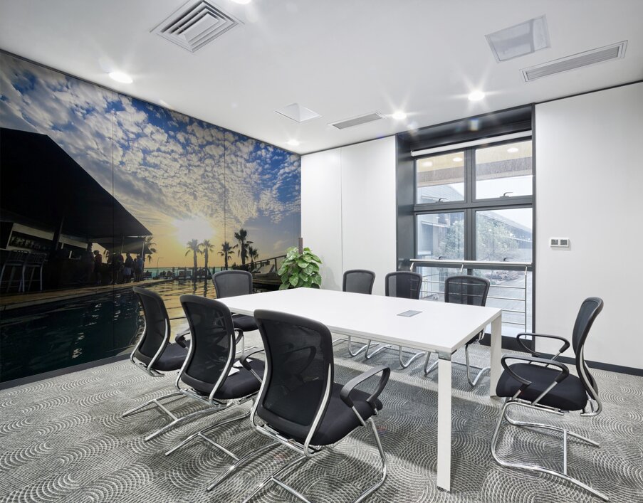 Paradise Reflected: A Sunset Dream Wall Printing