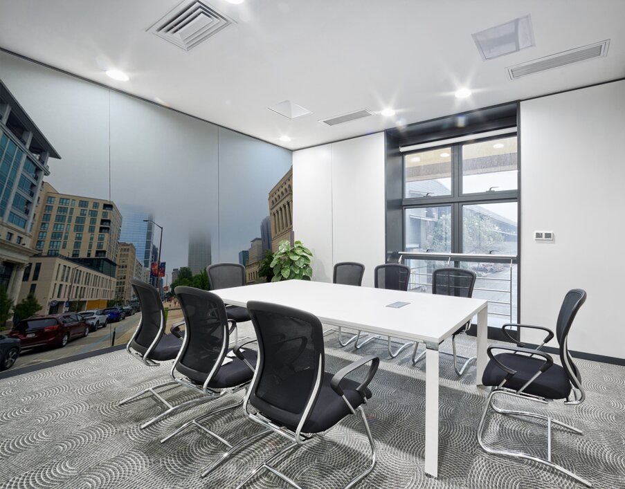 Fog Line Horizon Wall Printing