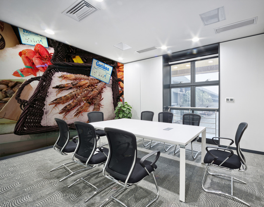 Farmers Market -- Seafood Wall Printing